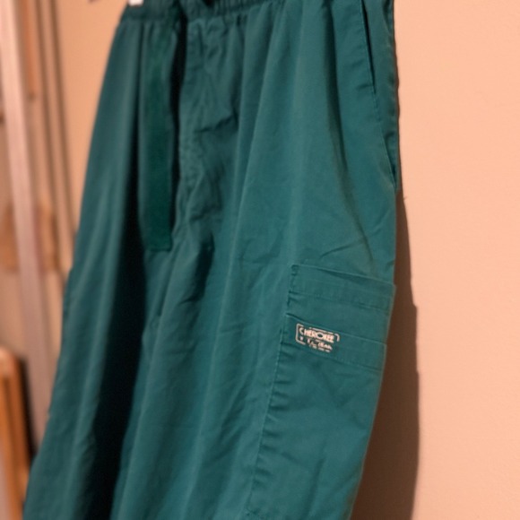 Cherokee Workwear Scrub Pants Teal Green Elastic‎ Waist Drawstring Medical - Picture 6 of 6